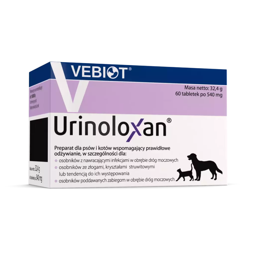Urinoloxan for dogs and cats – 60 tablets